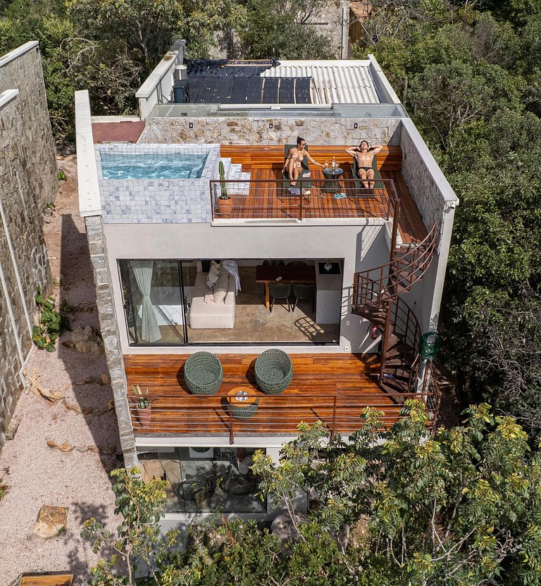 Vila Komorebi | Linda vista, Piscina Privativa